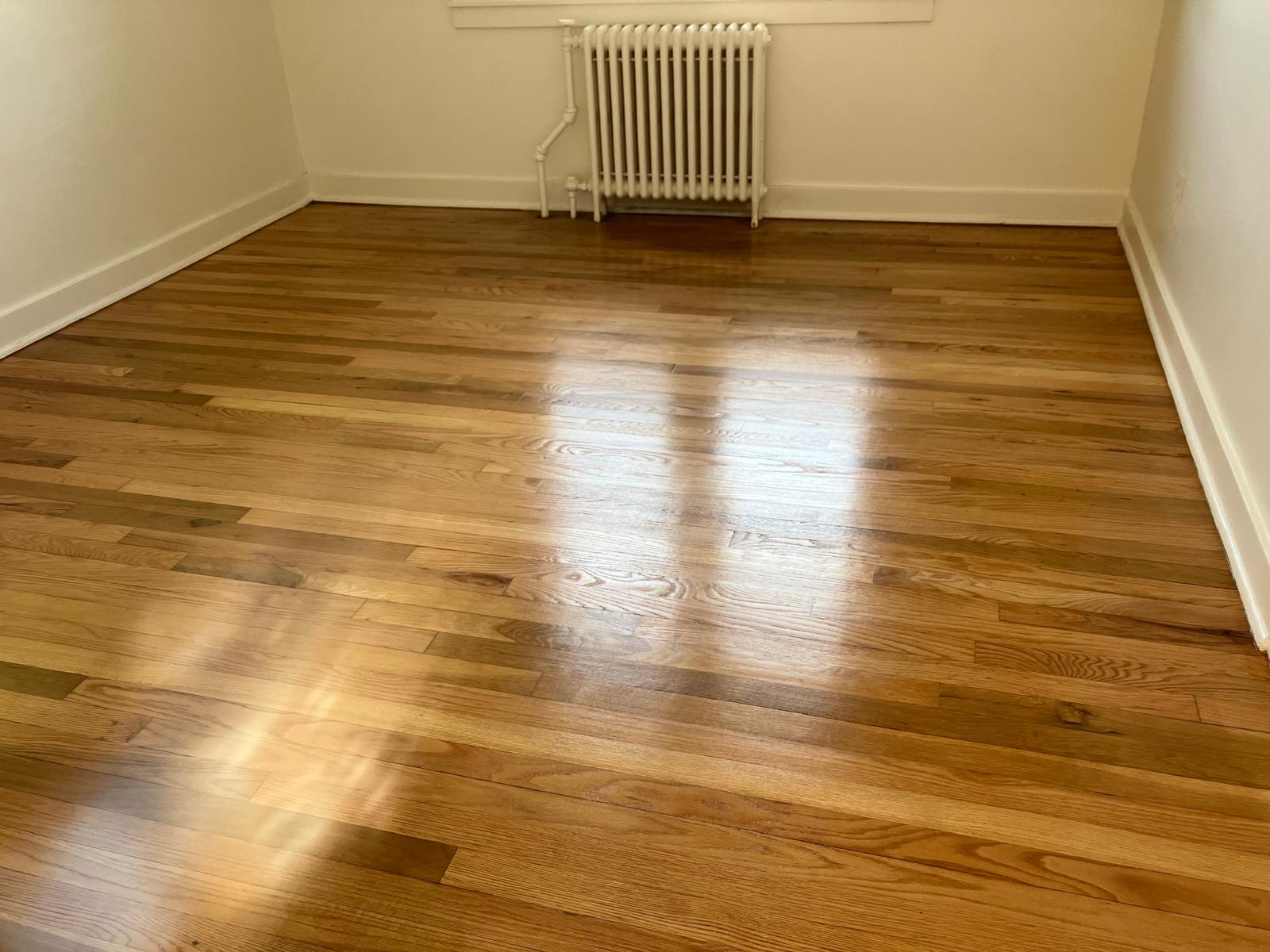 Hardwood floor after restoration - project 2