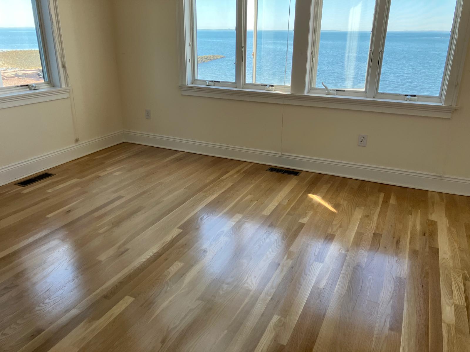 Hardwood floor after restoration - project 6